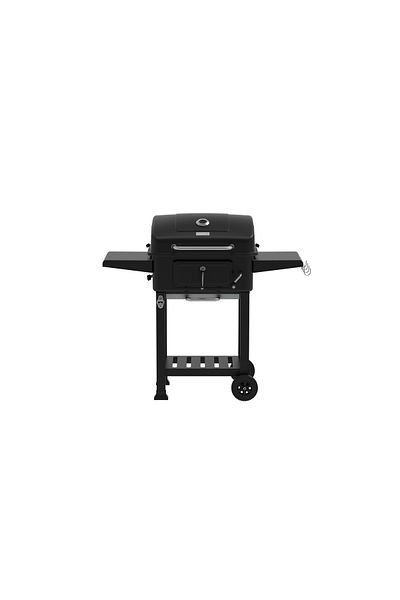 Zilan Grătar exterior Zln3574, grătar de gătit din oțel cromat 54x42,5 cm, termometru încorporat, roți