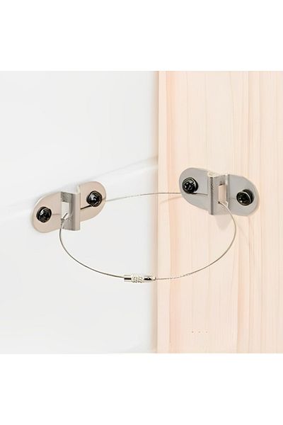 Empria Pachet ancore mobila, metal, incuietori siguranta copii, protectie cutremur, Empria, 10 seturi