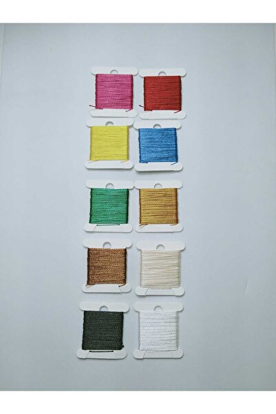 Eskişehir hobi sanat 0,5 mm 10 metri 10 culori Snur pentru mărgele de rugăciu...