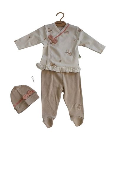 Biorganic Baby Girl Sweet Lady Organic Cotton 3 Piece Set