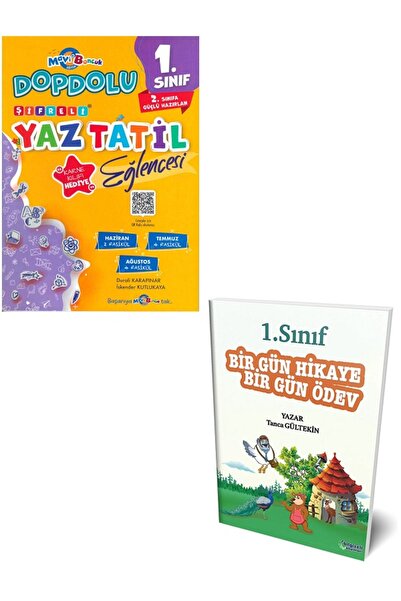 Mavi Boncuk 1.Sınıf Bir Gün Hikaye Bir Gün Ödev - Mavi Boncuk Dopdolu Yaz Tat...