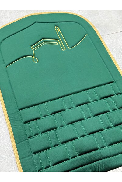 AYHANHOME Minimal Kaaba Patterned Orthopedic Knee Pain-Free Sponge Gift Dowry Purse Fringed Bag Prayer Rug