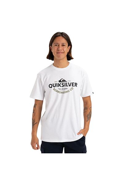 Quiksilver Typed Out Men's White T-Shirt Men's T-Shirt Eqyzt08064