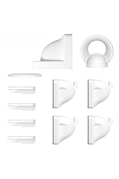 Empria Magnetic drawer safety set, Empria, 4 pieces, White/Grey