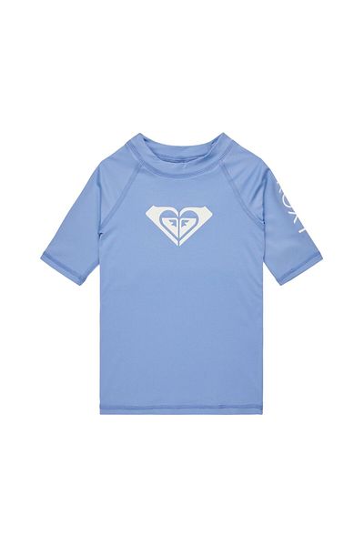 Roxy Whole Hearted Ss Girl Blue Lycra Girl Lycra Erlwr03230