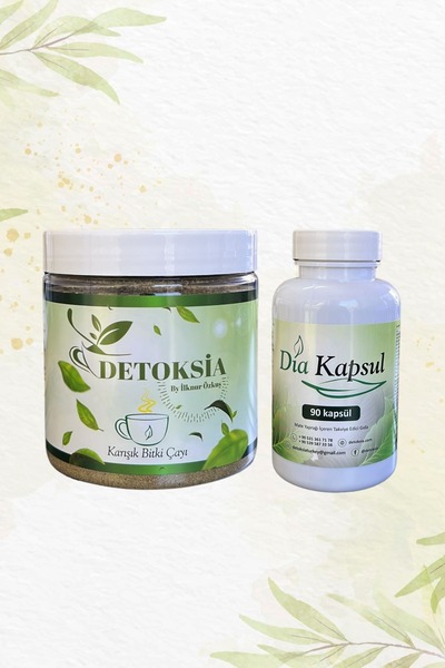 detoksia 90 Adet Dia Kapsül 60 Günlük Çay