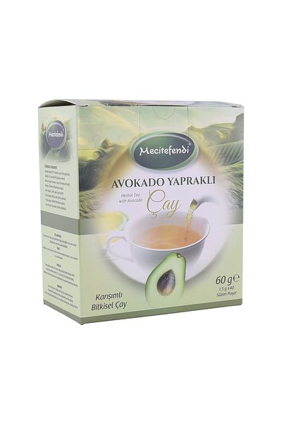 Mecitefendi Avocado Tea 40 Pieces Filtered Bags