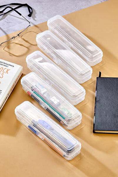 FAMİLOVE Set of 5 Pen Holders Storage Box Set