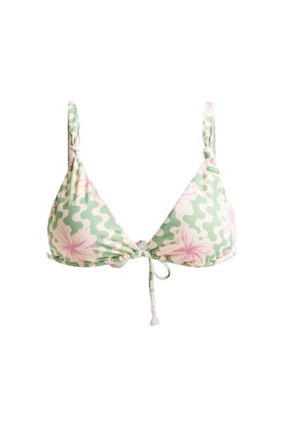 Roxy Hibiscus Daze Elongated Tri Women's Bikini Top Women's Bikini Top Erjx305451