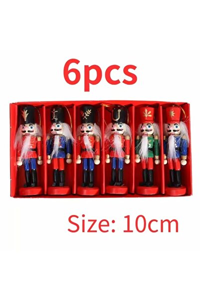 Choice 6 قطع 10 سم 10/12/14 سم كسارة البندق سلسلة الوردية زينة دمية كسارة الب...