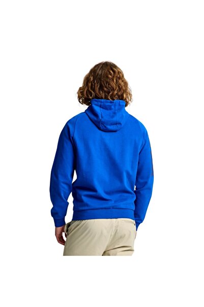 Slam Logo Fz Hoodie Men's Blue Sweatshirt Men's Sweatshirt A106008S00