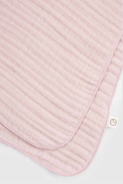Little Gusto Organic Cotton Four Layer Muslin Shoulder Cover Baby Pink
