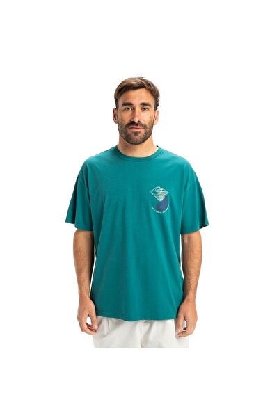Quiksilver EQYZT08033-BSJ0 T-Shirt - Πράσινο Ουρά