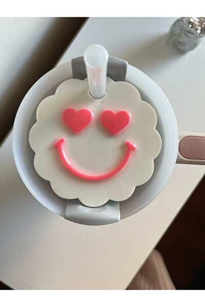 ÇAKRA Heart Smiling Thermos Cover – Compatible with 1.18 Lt Quencher