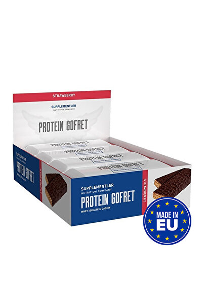 Supplementler Protein Gofret 40 gr 12 Adet