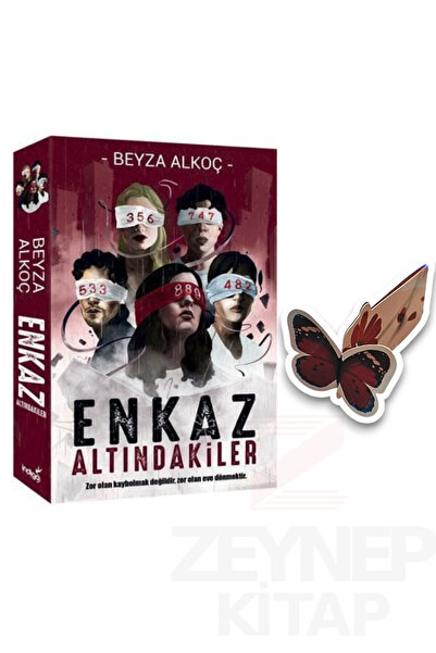 İndigo Kitap Enkaz Altındakiler(Karton Kapak)Özel Tasarım Kelebek Ayraç Hediye