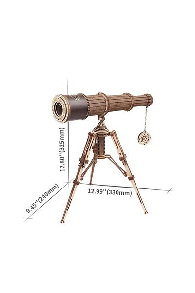 ROKR 3D Puzzle Monocular Telescope, ROKR, Wood, 314 Pieces