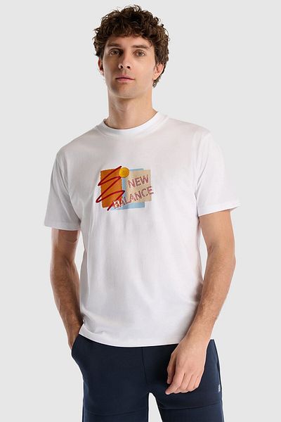 New Balance Men's T-Shirt Mnt1511-Wt