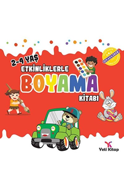 yeti kitap Etkinliklerle Boyama Kitabı 1 (2 4 Yaş) / Yeti Kitap / Feyyaz Ulaş
