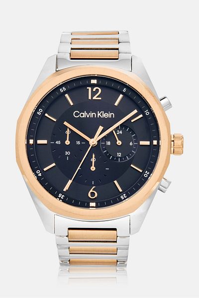 Calvin Klein Men 25200265 Stainless Steel Watch 45 mm, Silver