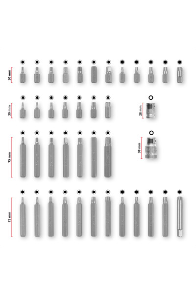 Einhell Orijinal Xl-case 40 Parça Bits Uç Seti - 49109032