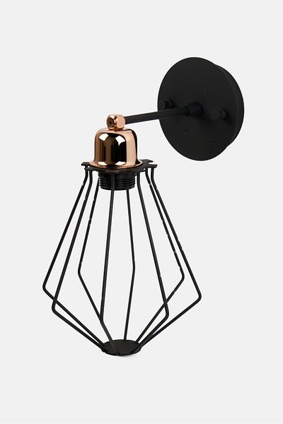 Opviq Metal Decorative Wall Lamps, Black