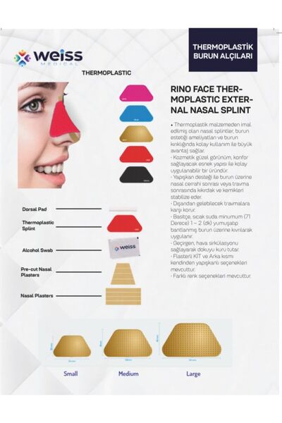 RINOface TERMOPLASTİK BURUN ATELİ TEN RENGİ LARGE