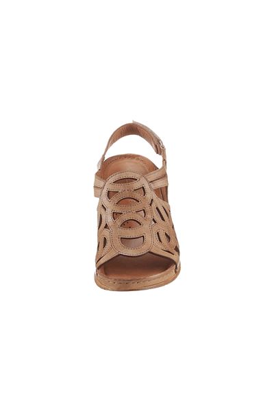 İNZE AYAKKABI Genuine Leather Sandals Model Name: Solya