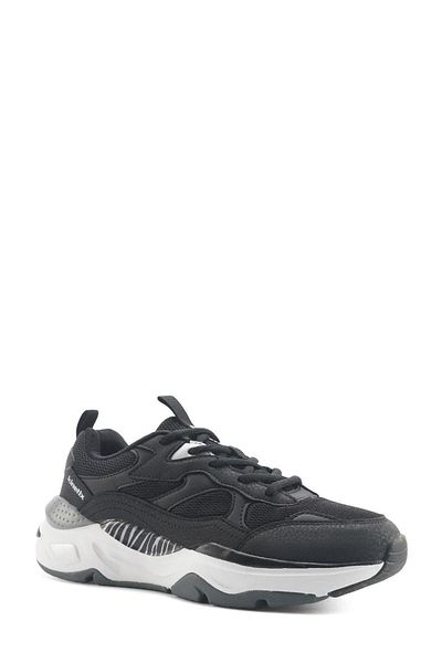 Kinetix Foxy Tx W Black-Silver-White Women's Sports Shoes