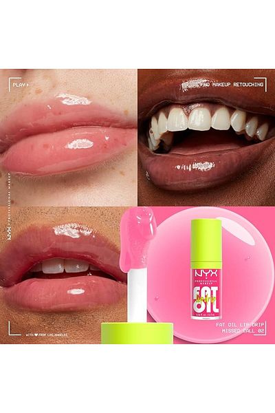 NYX Professional Makeup NYX Professional Makeup Fat Oil Lipstick - Missha Cool, Glossy