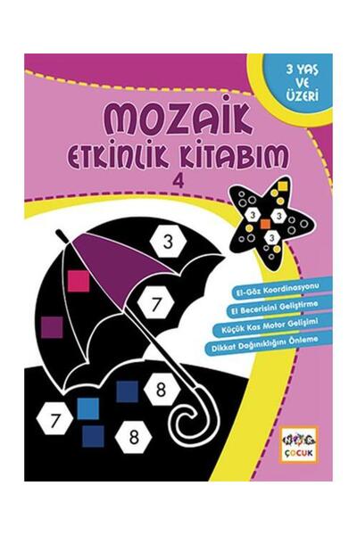 Nar Yayınları كتاب أنشطة الفسيفساء 4 (سداسي الشكل) / / مشترك