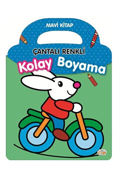 Timaş Yayınları Çantalı Renkli Kolay Boyama Mavi Kitap / 0 6 Yaş Yayınları / ...