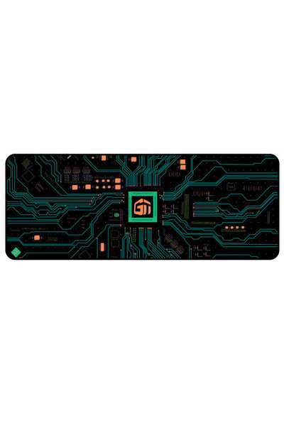 Gamertek GamerTek Circuit Cool Green Desk Mat (80x30 cm)