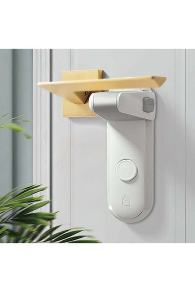 Empria Door lock, Empria, door handle safety, 12.5x4.5x7.6, White/Grey