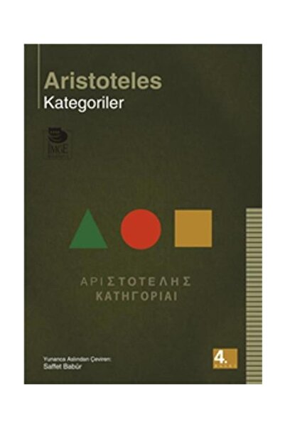 İmge Kitabevi Yayınları Kategoriler / İmge Kitabevi Yayınları / Aristoteles