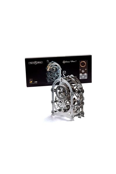 Time for Machine 3D Mechanical Puzzle, Mysterious Timer 2, Metal, Time for Machine, 62 pieces