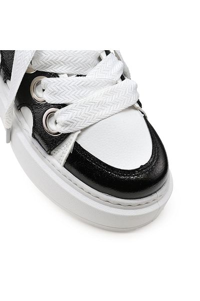 Tmall Pantofi sport pentru femei, D1301, din piele ecologică, negri