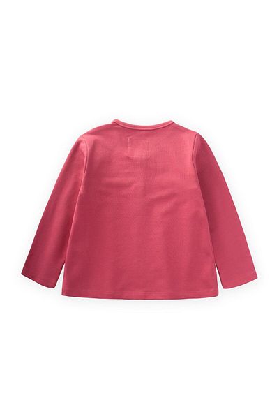 Cigit Cardigan sezonier pentru fete cu detaliu din dantela 1-5 ani fucsia