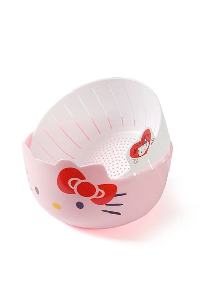 Choice D Hello Kitty Fruit Tray Vegetable Basket Household Use Double Kitchen Storage Basketful Convenien.