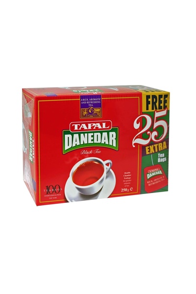 TAPAL Danedar Black Tea Bags, Special Pack of 125 Tea Bags