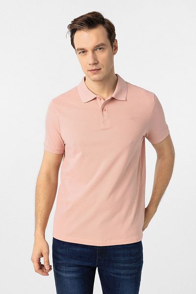 SÜVARİ Μπλουζάκι Polo Collar από βαμβακερό ύφασμα Cavalry Slim Fit