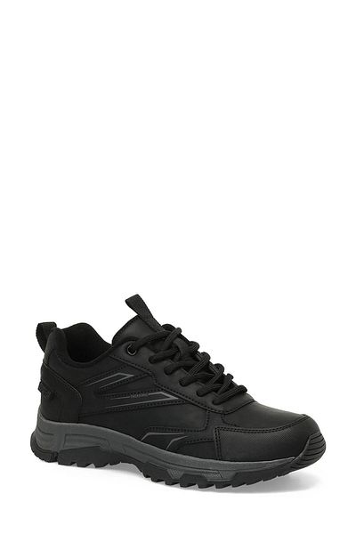 Kinetix 101781129   Magna Pu Black-Grey Unisex Outdoor Shoes