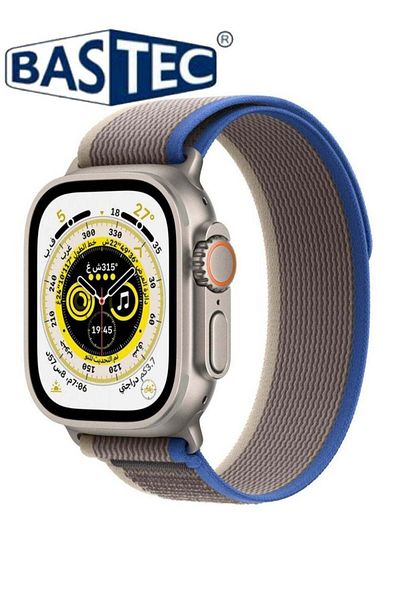 Bastec Smart Watch 7in1 Deluxe Edition Waterproof IP67 With Health Fitness Tracker Sport NFC 49MM