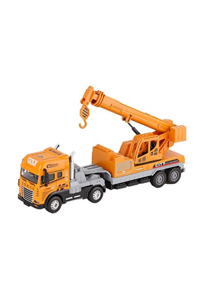 VARDEM OYUNCAK KLX800-245 Işıklı Müzikli Vinç Tır 1:24 -Vardem Oyuncak