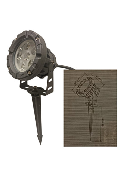 Cata 12W LED BAHÇE PROJEKTÖRÜ - CT-7304