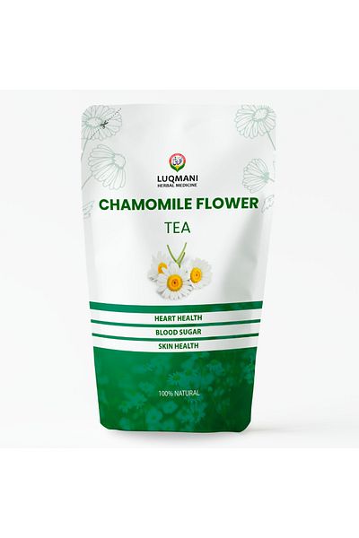 Luqmani herbs Chamomile Flower Tea 100gram, Natural Dried Chamomile , improve Heart Health , Improve Sleep Quality