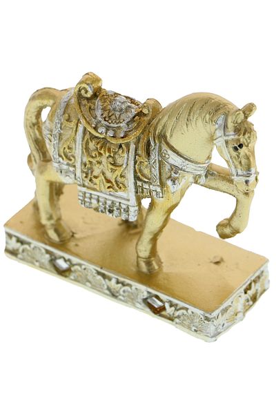 GiftExpress Golden horse figurine