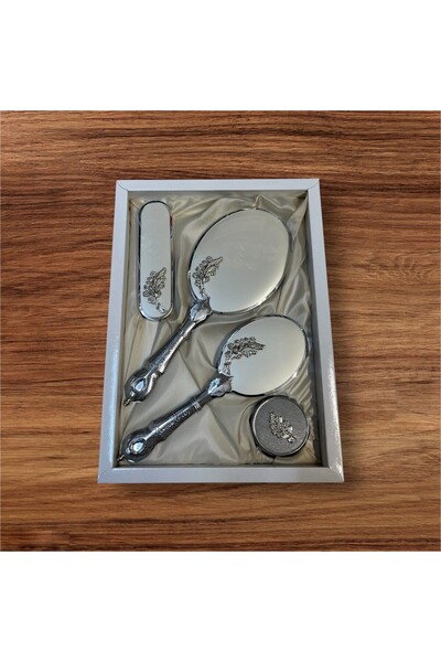 AMOR Mirror Comb Set Ecru (Single Wreath)