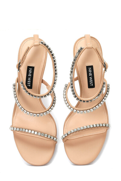 Nine West Brenda 3Fx Cream Women's Heeled Sandals