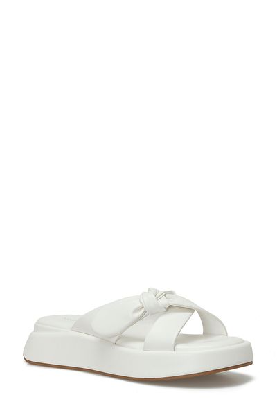 Nine West Vall 4Fx Off-White Women's Flat Slippers